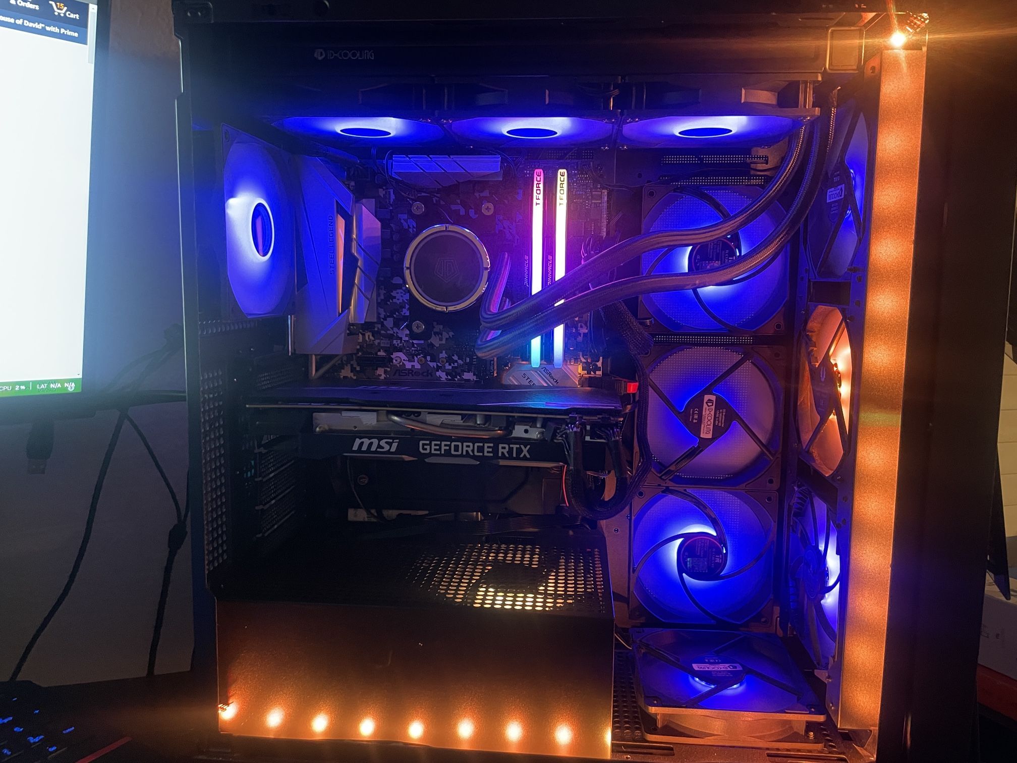 Gaming PC. RTX 2060 12gb, 48Gb Ram, 2TB Windows 10, 13 Fan Case & Ryzen 7 3700x.