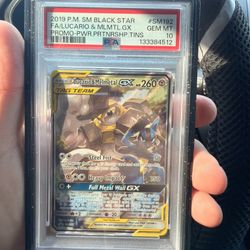 Lucario & Melmetal GX Tag Team PSA10