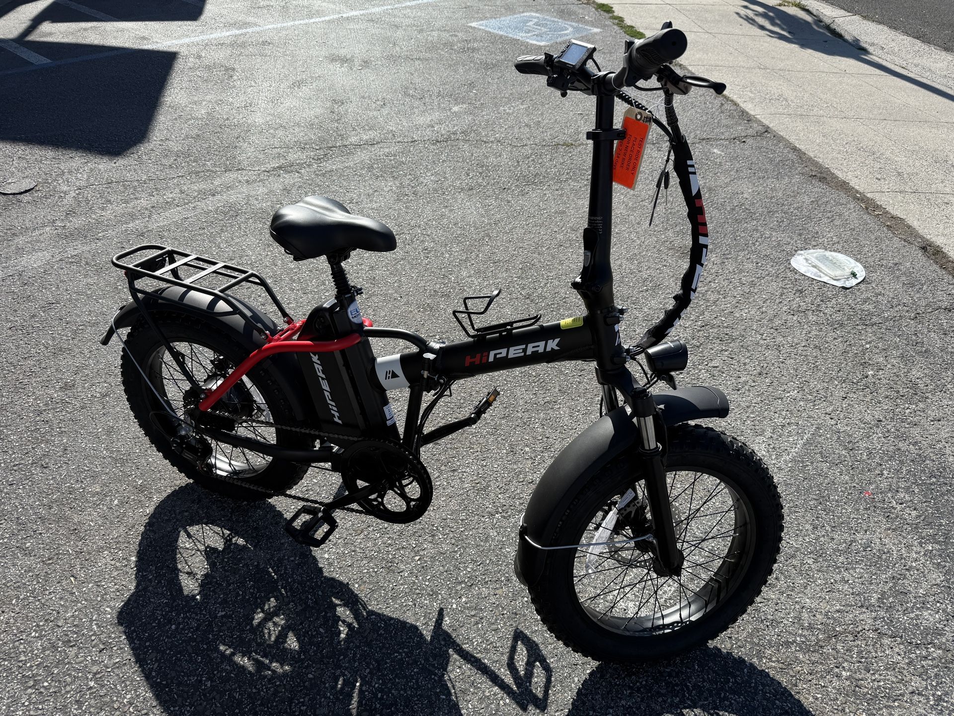 HIPEAK BONA 750W 48V 15AH STEP-OVER FAT TIRE FOLDING ELECTRIC BIKE 