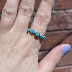 Sleeping Beauty Turquoise Ring 
