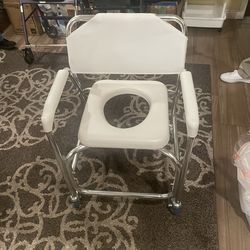 3-in-1 Rolling Shower commode Chair