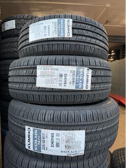 225/50/17 KUMHO SOLUS 4 NEW TIRES INSTALLED ✅ INSTALADAS ✅ WE DO ALIGMENT 🔥