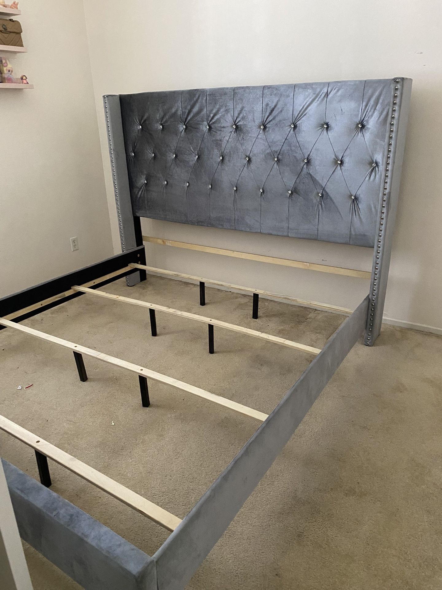King Size Bed Frame $300
