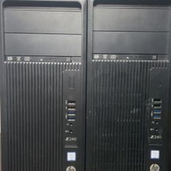 2 HP Z240 Office PC’s