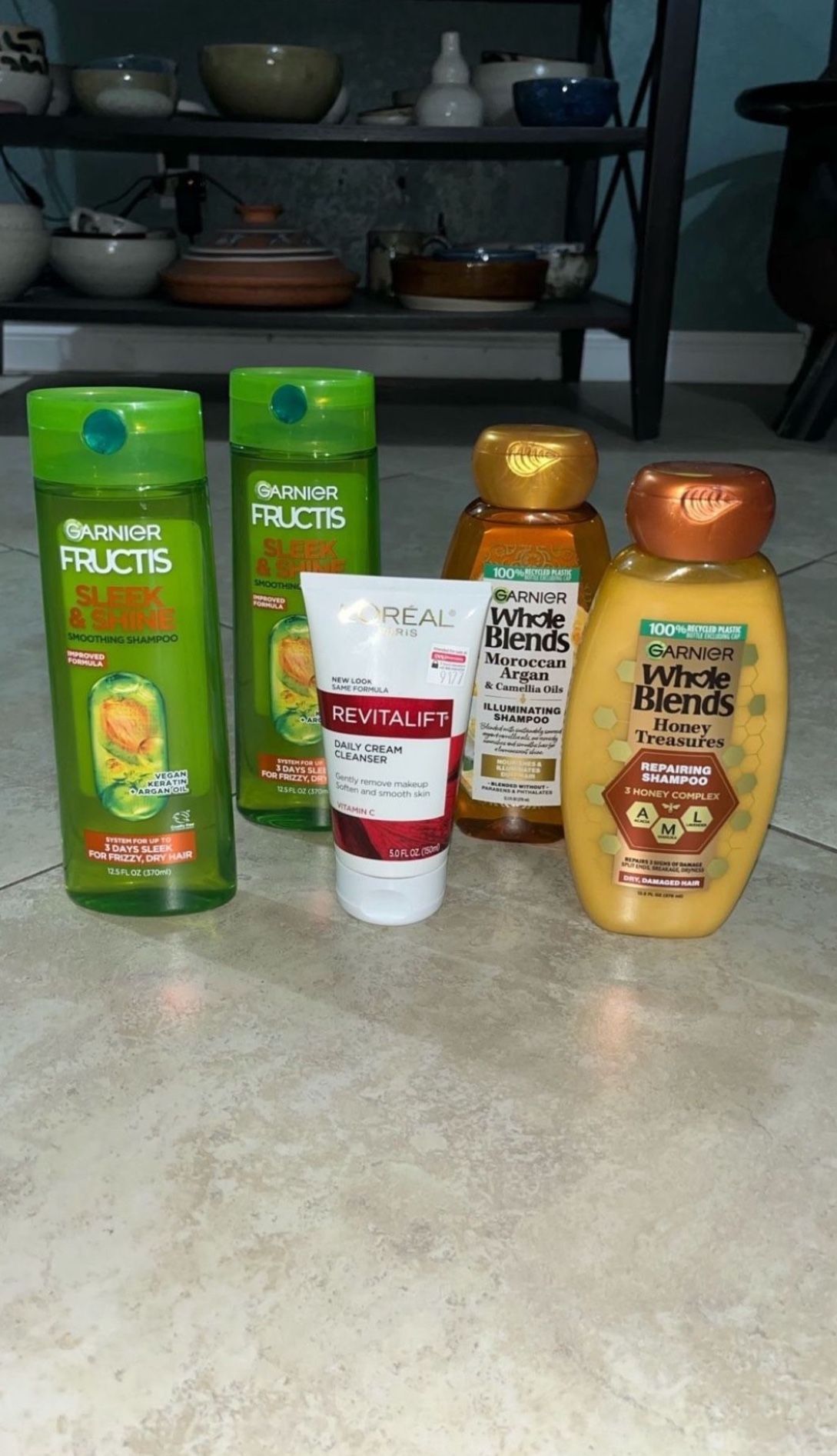 Garnier Whole Blends Shampoos, Garnier Fructis Shampoos, Loreal Cleanser