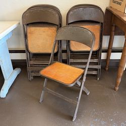10 Vintage Clarin 1950’s Children’s School Chairs
