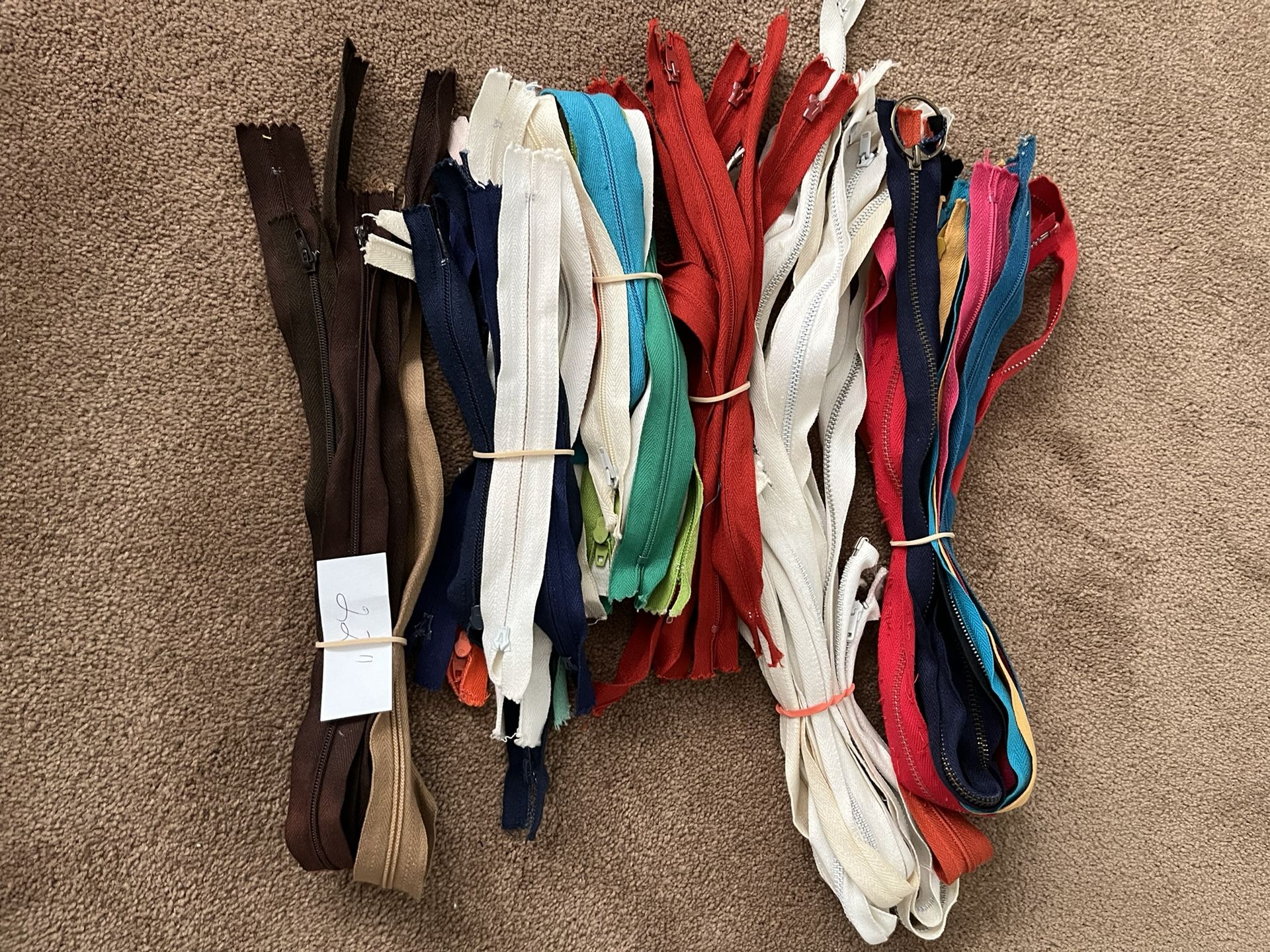 Zippers! Zippers! .$50 (50 Cents Each )