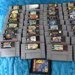 Vintage Súper Nintendo Games 