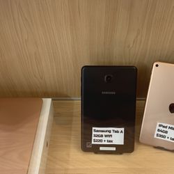 Samsung Tab A . 32GB . Wifi . $220 + TAX