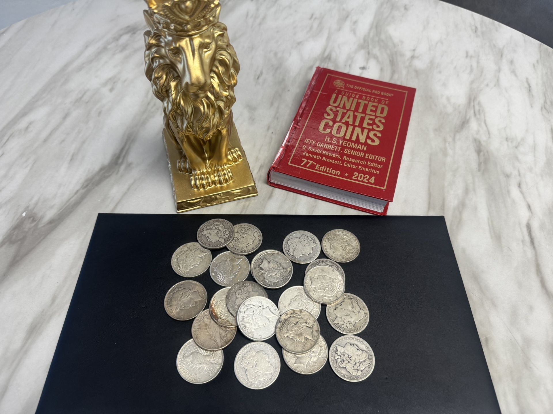 Silver Morgan And Peace Dollars