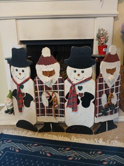 Santa Decoration Fireplace