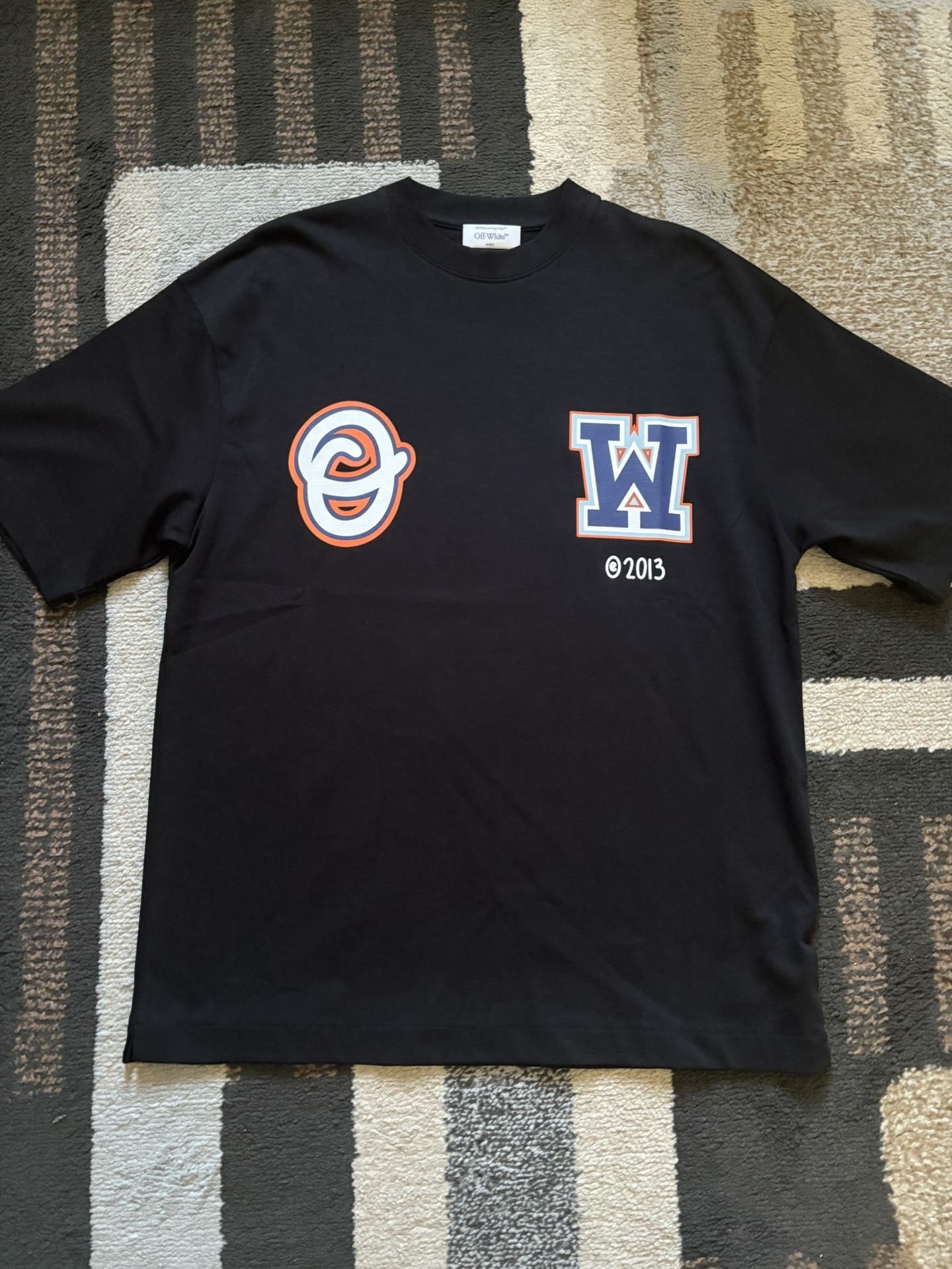 Off-White Black Wizard Skate T-Shirt Size Medium