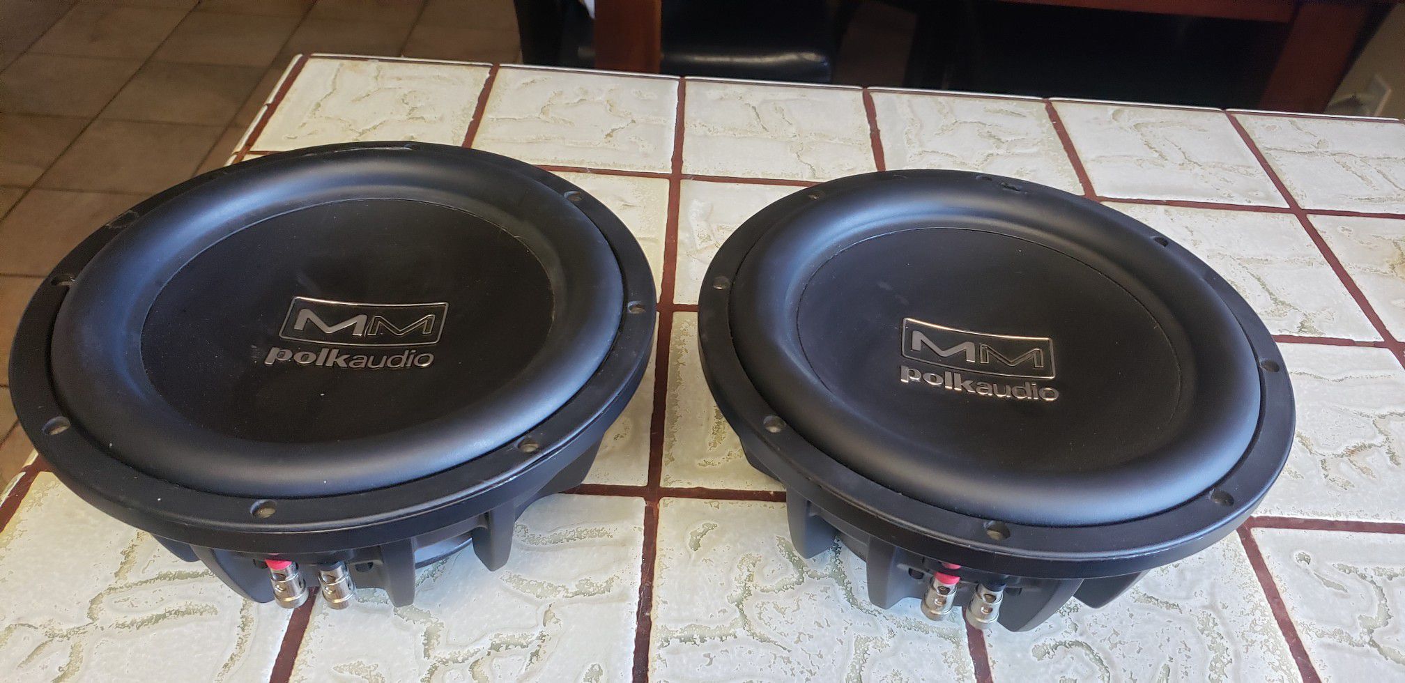 Polk Mm10 subs with enclosure