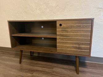 Mid-Century Modern TV Stand Wood