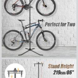 2 Bike Vertical Storage Rack