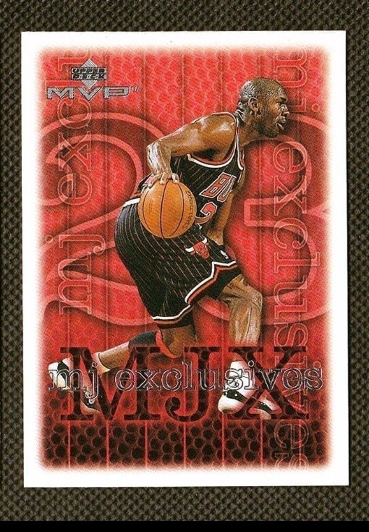 Michael Jordan 1999 Upper Deck MVP MJ Exclusives #181 NBA Chicago Bulls Basketball