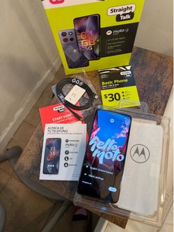 Motorola G 64 GB Straight Talk phone