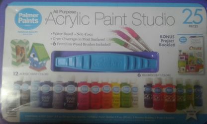 All purpose Acrylic paint studio 25 pieces