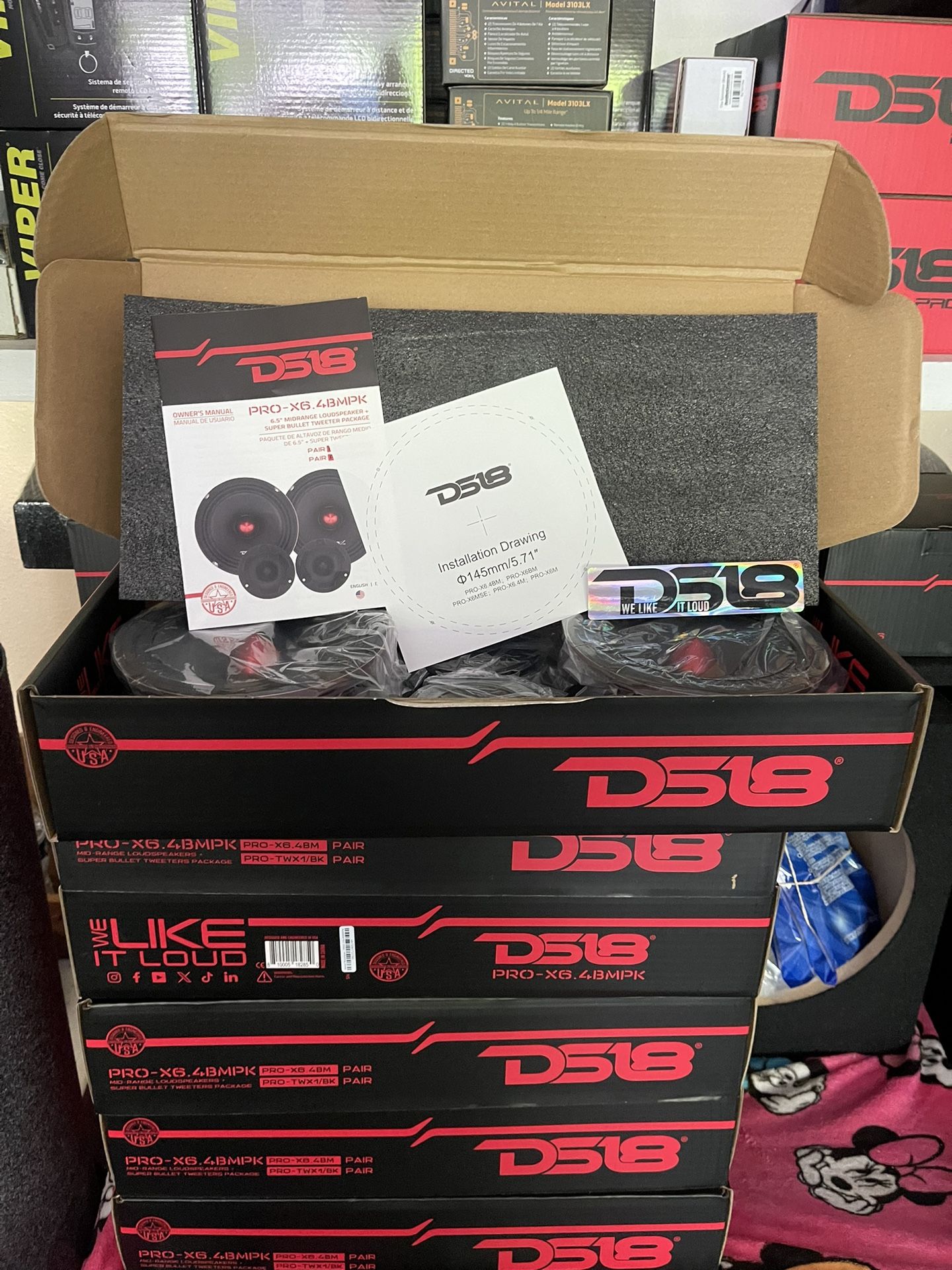 NEW SPEAKERS DS-PRO-X6.4MPK