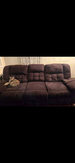 Free Couch with attached recliners