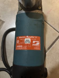 DYNABRADE Electric Dynafile Il Belt Tool Kit - Ready to use, with 20 belts