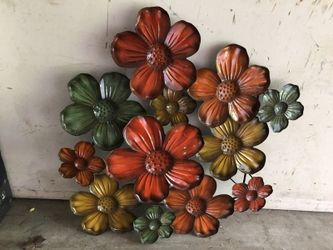 Flower wall decor