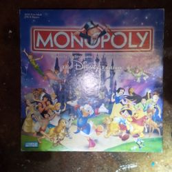 Walt Disney Monopoly Game