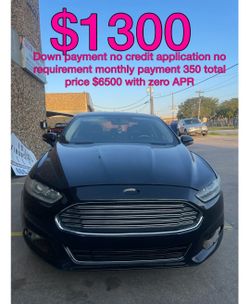 2016 ford fusion no credit application no requirement