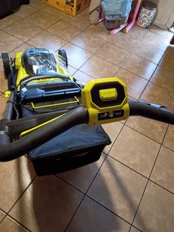 Brand New 40 volt Ryobi brushless 20" push lawn mower tool only $165