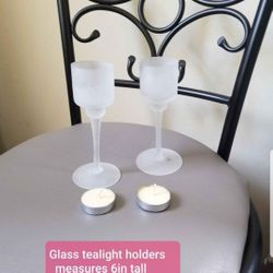 2 Tealight holders 