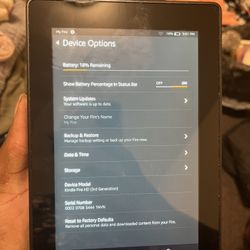 Amazon kindle Fire HD (3rd) Generation Tablet 