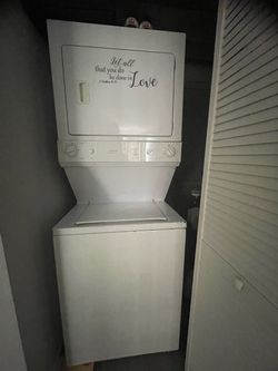 Stackable washer and dryer