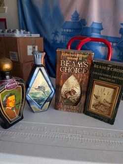 1975 Beams Choice empty collector bottles