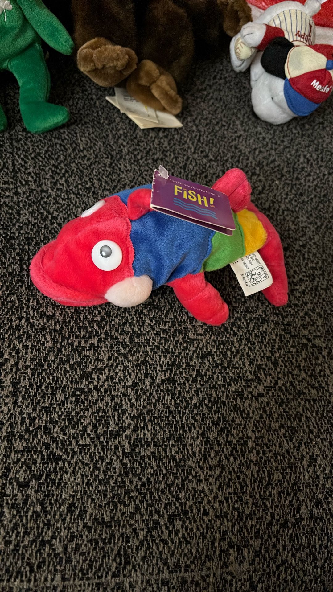 Rainbow Fish Plushie 