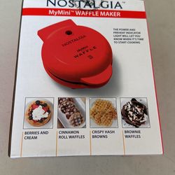 Nostalgia My mini Waffle Maker Brand New 