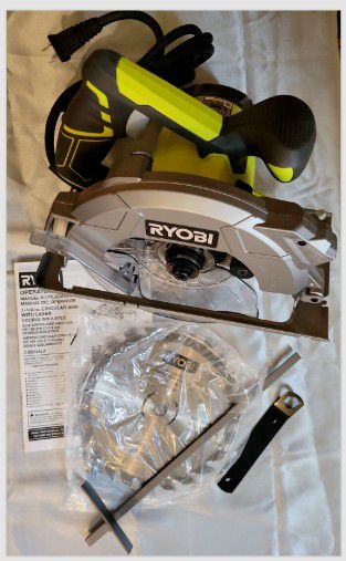 RYOBI 15 Amp Corded 7-1/4 in. Circular Saw with EXACTLINE Laser Alignment System