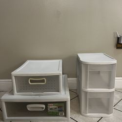 Plastic Storage Drawers 