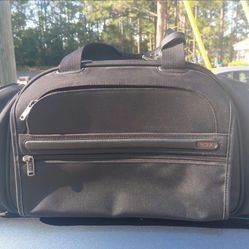 Tumi Black Ballistic Nylon Duffel Bag