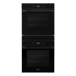 Horno Doble Whirlpool Negro de 24” Nuevo / New Whirlpool 24” Black Double Wall Oven