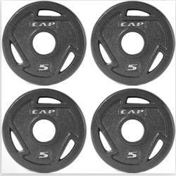 CAP 5lb PLATES 2 INCH Set Of 4