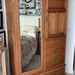 Antique Oak Armoire