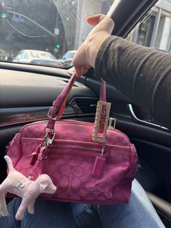 Pink Vintage Coach Bag 