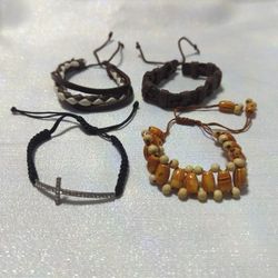 Adjustable Four Bracelets.