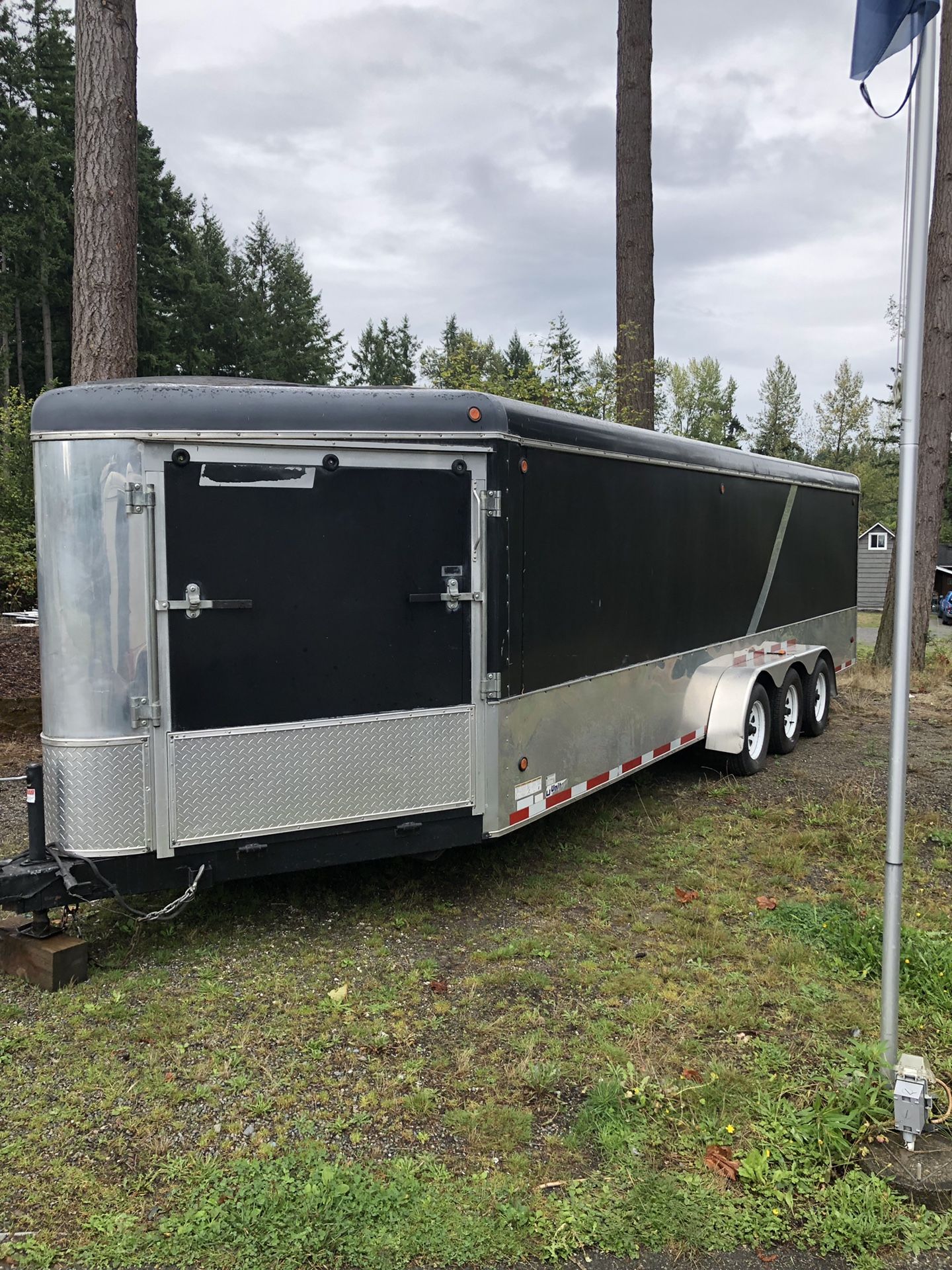 United enclosed trailer. 30’ long