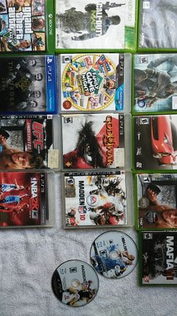 Video games PS3 ,PS4 game an some Xbox 360 games