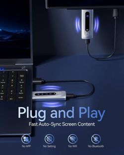 Wireless HDMI Transmitter & Receiver Kit - 4K To 1080P @60Hz, 100ft Range With LED Display