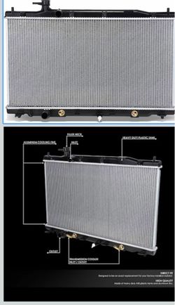 1-Row OE Style Aluminum Core Radiator Compatible with 07-09 Honda CR-V