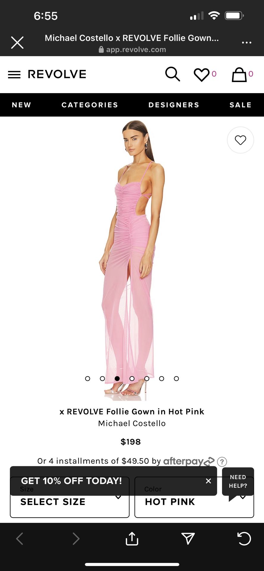 open lace back dress Rose