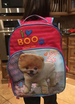 Boo Dog Girls School Backpack