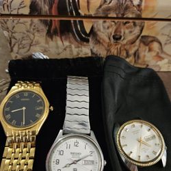 Last 2,  W Band VINTAGE SEIKO  Watches LEFT! 
